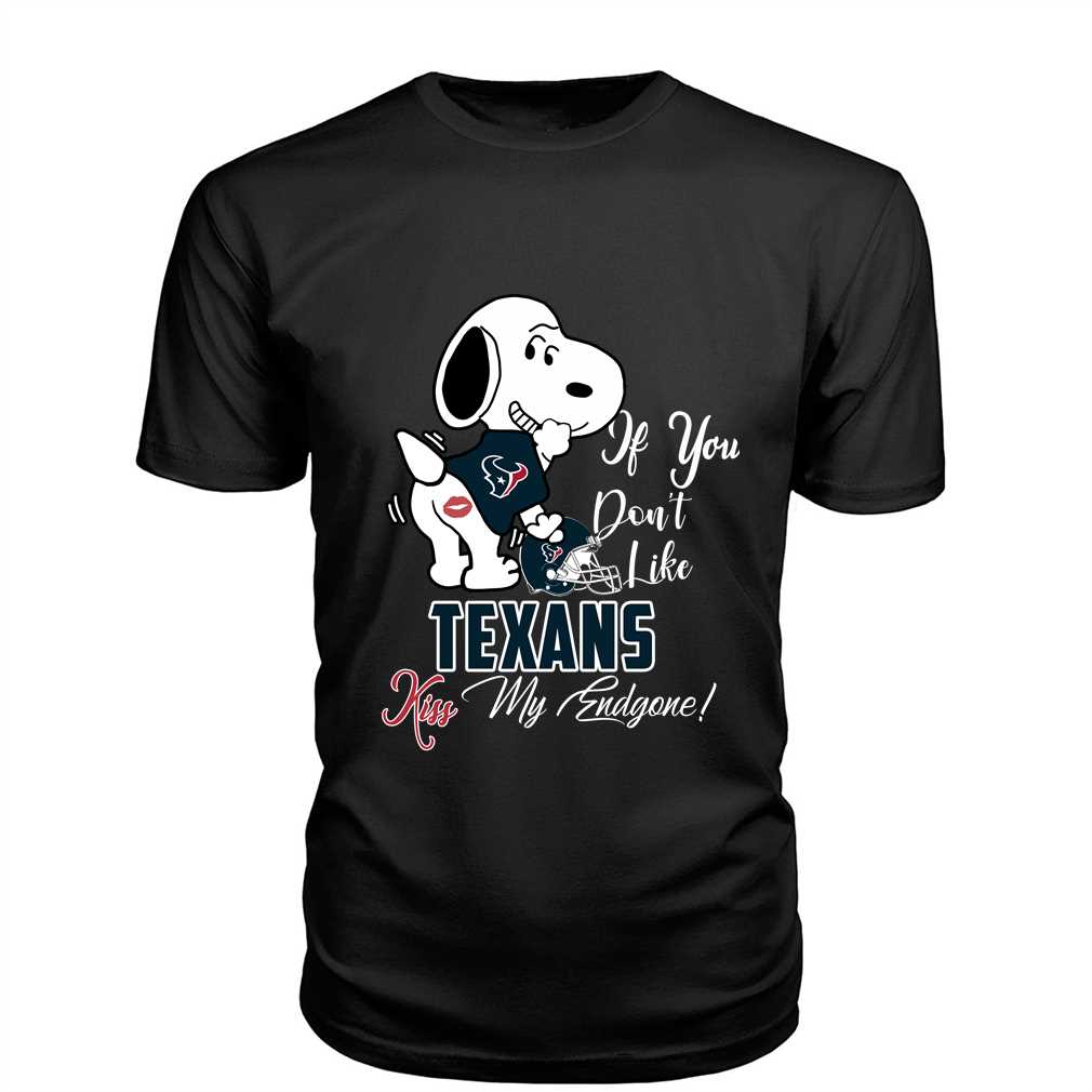 Nfl Houston Texans Snoopy Dog Kiss My Endgone Shirt