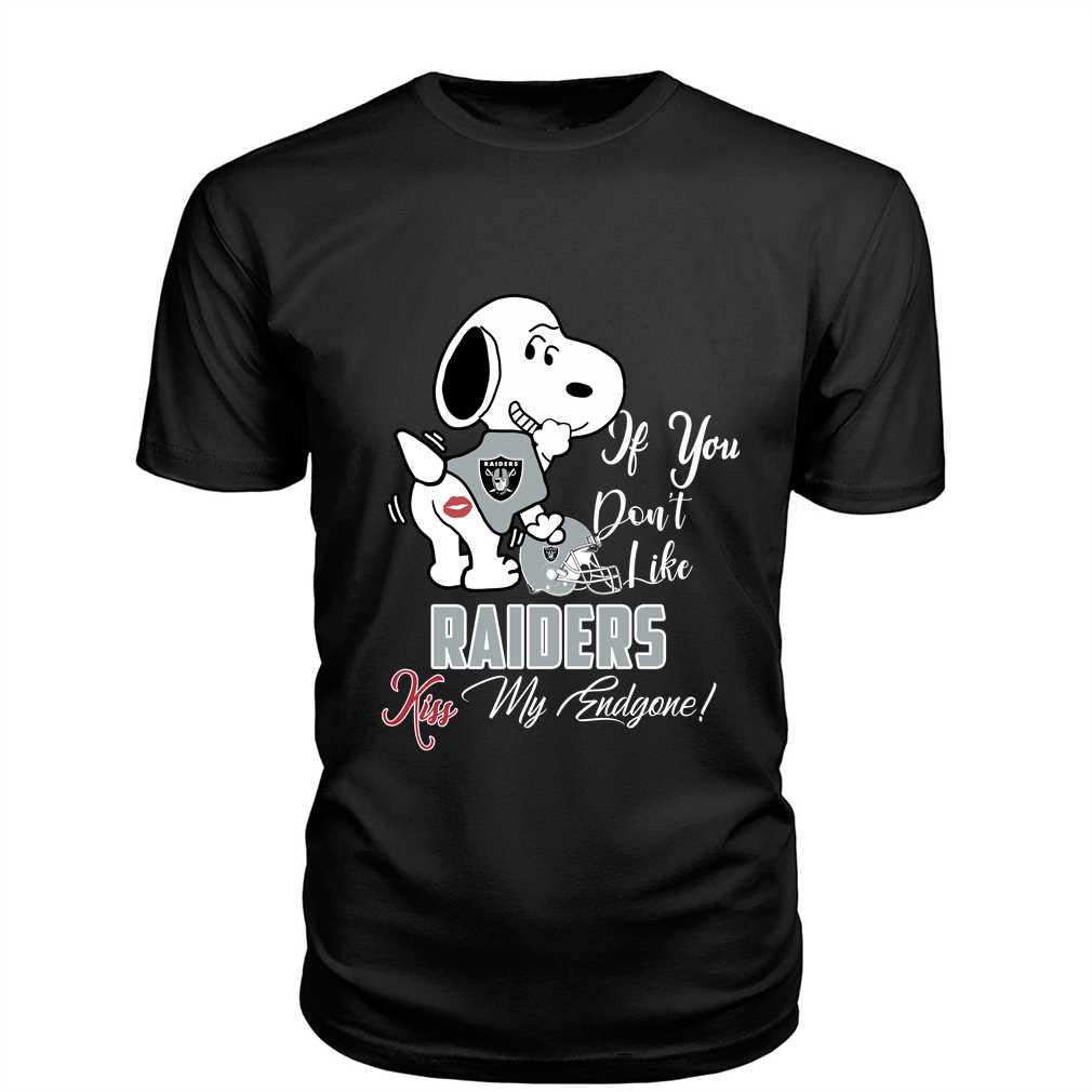Nfl Las Vegas Raiders Snoopy Dog Kiss My Endgone Shirt
