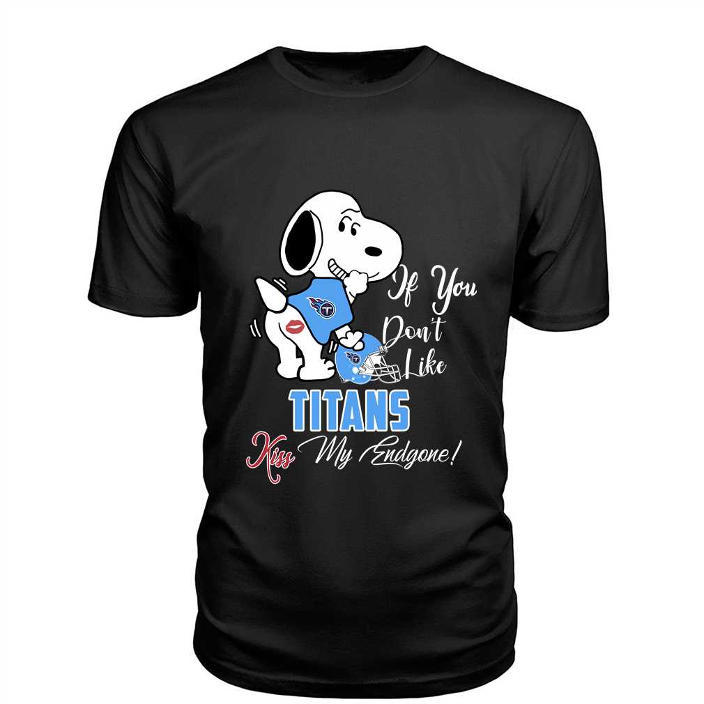 Nfl Tennessee Titans Snoopy Dog Kiss My Endgone Shirt
